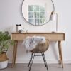 Chevron Oak Dressing Table